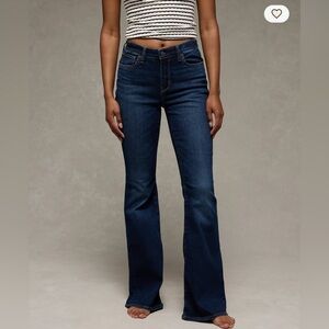 American Eagle Outfitters Dark Blue Flare Jeans